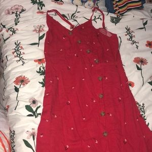 Target Red flower dress